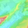 Mappa topografica La Perche, altitudine, rilievo