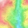 Mappa topografica Nozon, altitudine, rilievo