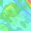 Mappa topografica Les Gouverdières, altitudine, rilievo