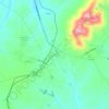 Mappa topografica Rustburg, altitudine, rilievo