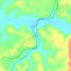 Mappa topografica Glenmary, altitudine, rilievo