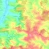 Mappa topografica Putting, altitudine, rilievo