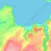 Mappa topografica Saint-Efflam, altitudine, rilievo