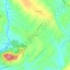 Mappa topografica Shirks Corner, altitudine, rilievo