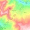 Mappa topografica Santa Clara, altitudine, rilievo