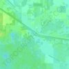 Mappa topografica Eugene, altitudine, rilievo