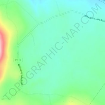 Mappa topografica Stillwater Swamp, altitudine, rilievo