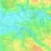 Mappa topografica La Gaslonde, altitudine, rilievo