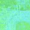 Mappa topografica Palmira, altitudine, rilievo