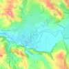 Mappa topografica Le Joncas, altitudine, rilievo