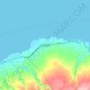 Mappa topografica Bacolod, altitudine, rilievo