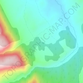 Mappa topografica Las Matanzas, altitudine, rilievo