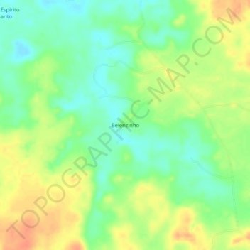 Mappa topografica Belenzinho, altitudine, rilievo