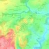 Mappa topografica Talmené, altitudine, rilievo