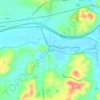 Mappa topografica Claylick, altitudine, rilievo