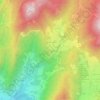 Mappa topografica La Guille, altitudine, rilievo