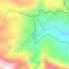 Mappa topografica La Esperanza, altitudine, rilievo