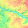 Mappa topografica La Poinstière, altitudine, rilievo