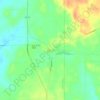 Mappa topografica Ogema, altitudine, rilievo