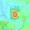 Mappa topografica Mount Mupo, altitudine, rilievo