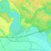 Mappa topografica Cernica, altitudine, rilievo