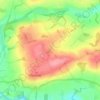 Mappa topografica Harelaw, altitudine, rilievo