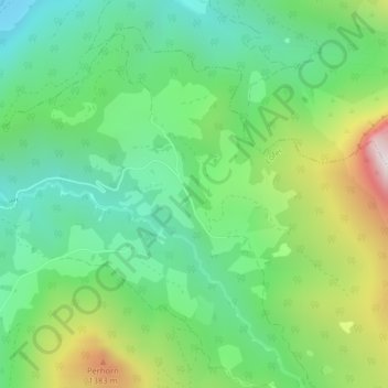 Mappa topografica Mayrberg, altitudine, rilievo