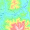 Mappa topografica 华兴镇, altitudine, rilievo