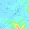 Mappa topografica Canuto, altitudine, rilievo
