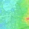 Mappa topografica Nieuw-Milligen, altitudine, rilievo