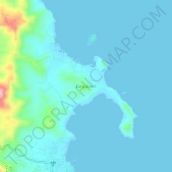 Mappa topografica Baquioen, altitudine, rilievo