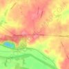 Mappa topografica Manakin, altitudine, rilievo