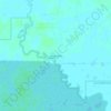 Mappa topografica Lees Landing, altitudine, rilievo