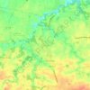 Mappa topografica Boisvin, altitudine, rilievo