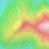 Mappa topografica Queige, altitudine, rilievo