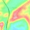 Mappa topografica Daisy Mountain, altitudine, rilievo