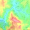 Mappa topografica Vento, altitudine, rilievo
