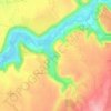 Mappa topografica Çördüklü, altitudine, rilievo