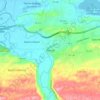 Mappa topografica Manatí, altitudine, rilievo