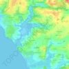 Mappa topografica Kermabo, altitudine, rilievo