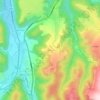 Mappa topografica Brousse, altitudine, rilievo