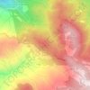 Mappa topografica Poggio Albergo Nuovo, altitudine, rilievo