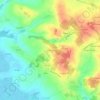 Mappa topografica Les Praveaux, altitudine, rilievo