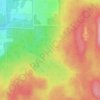 Mappa topografica Dry Creek Valley, altitudine, rilievo