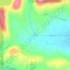 Mappa topografica Bearsville, altitudine, rilievo