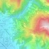 Mappa topografica Tombara, altitudine, rilievo