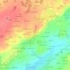 Mappa topografica Saint-Aaron, altitudine, rilievo