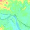 Mappa topografica La Y de Harberth, altitudine, rilievo