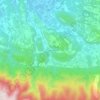 Mappa topografica La Peyriere, altitudine, rilievo