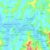 Mappa topografica Itajubá, altitudine, rilievo